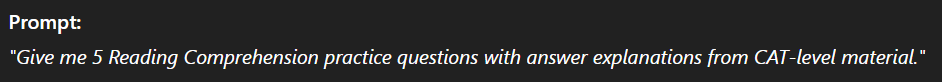 cat verbal ability prompt