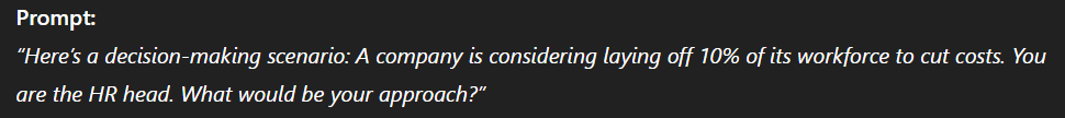 xat decision making prompt