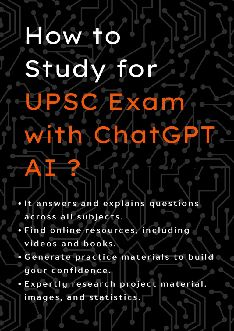 how to study for upsc exam with chatgpt