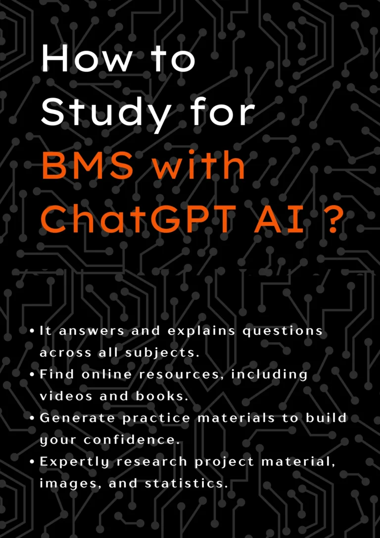 how to study for bms with chatgpt