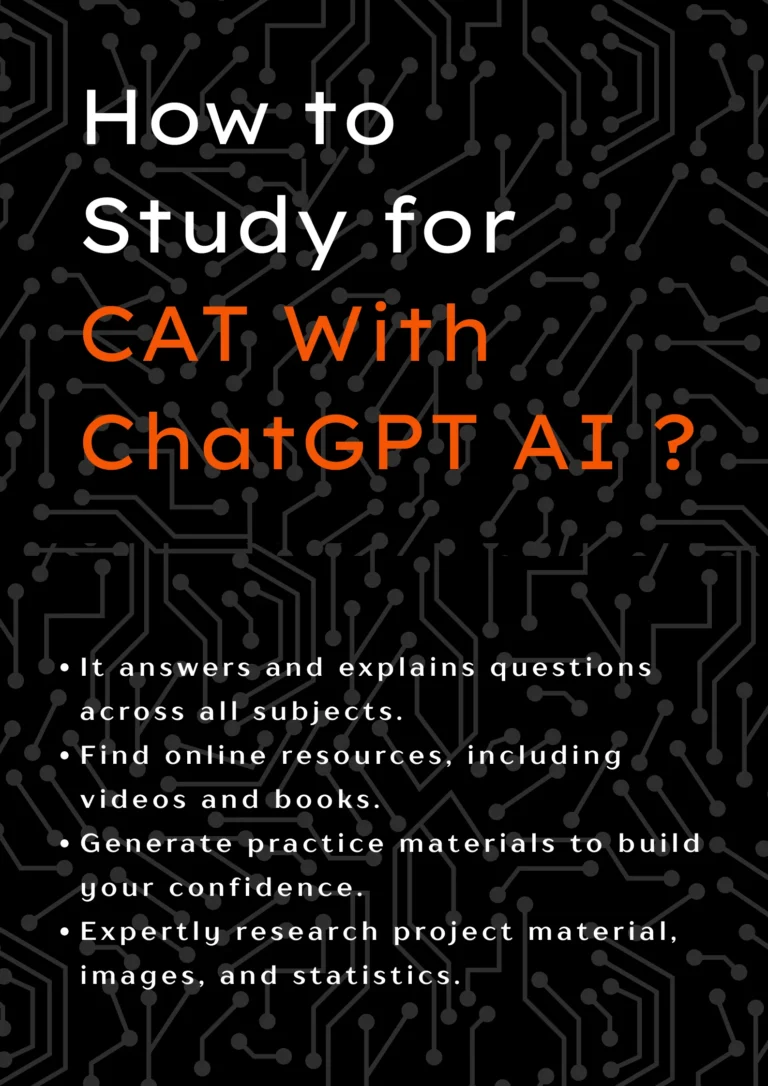 how to study for cat with chatgpt