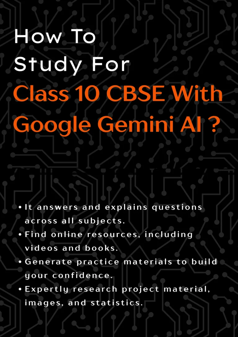 how to study for class 10 cbse with AI