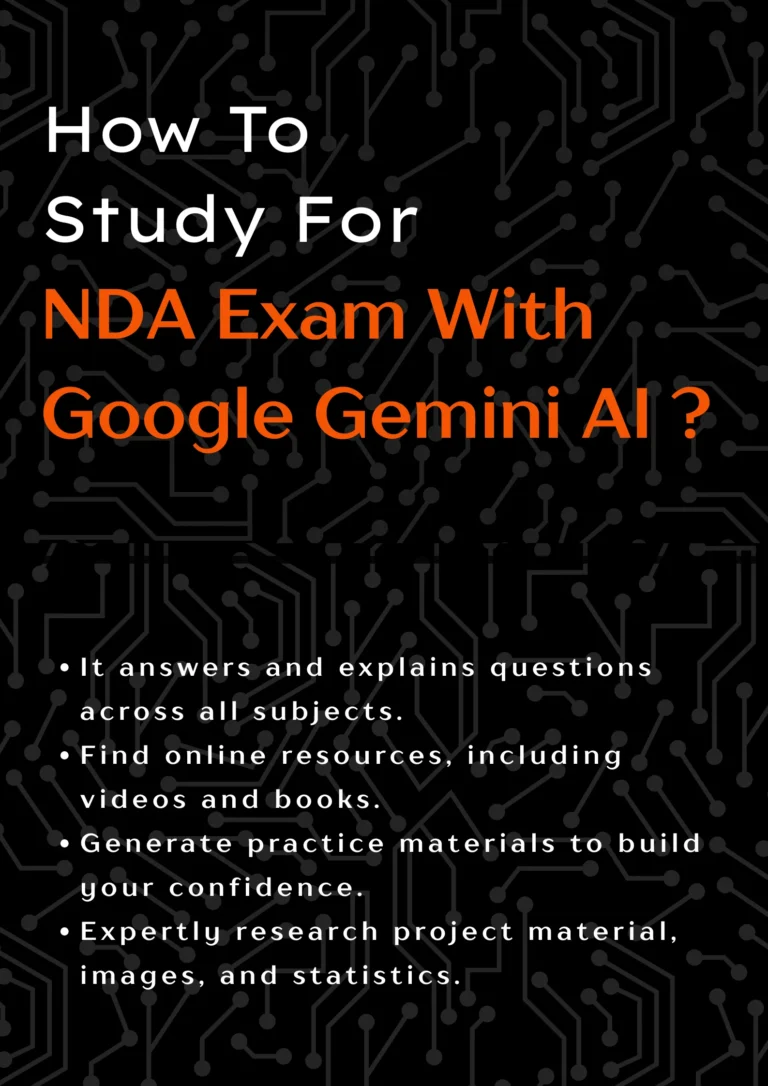 how to study for NDA exam with google gemini AI