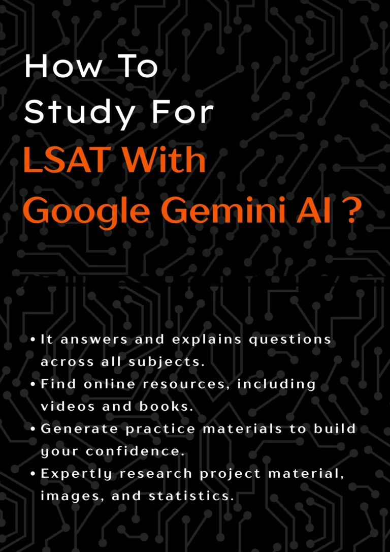 how to study for LSAT exam with google gemini AI