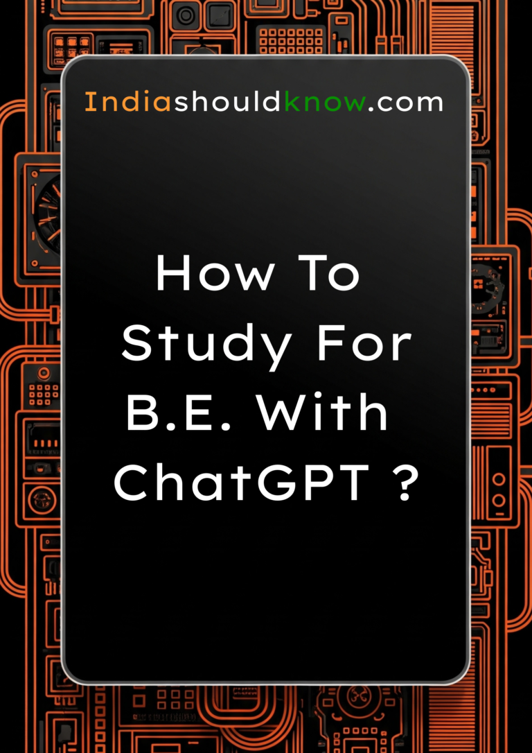 how to study for b.e. with chatgpt