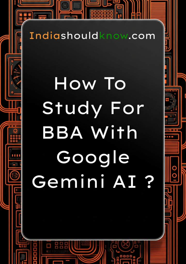 how to study for BBA with google gemini AI