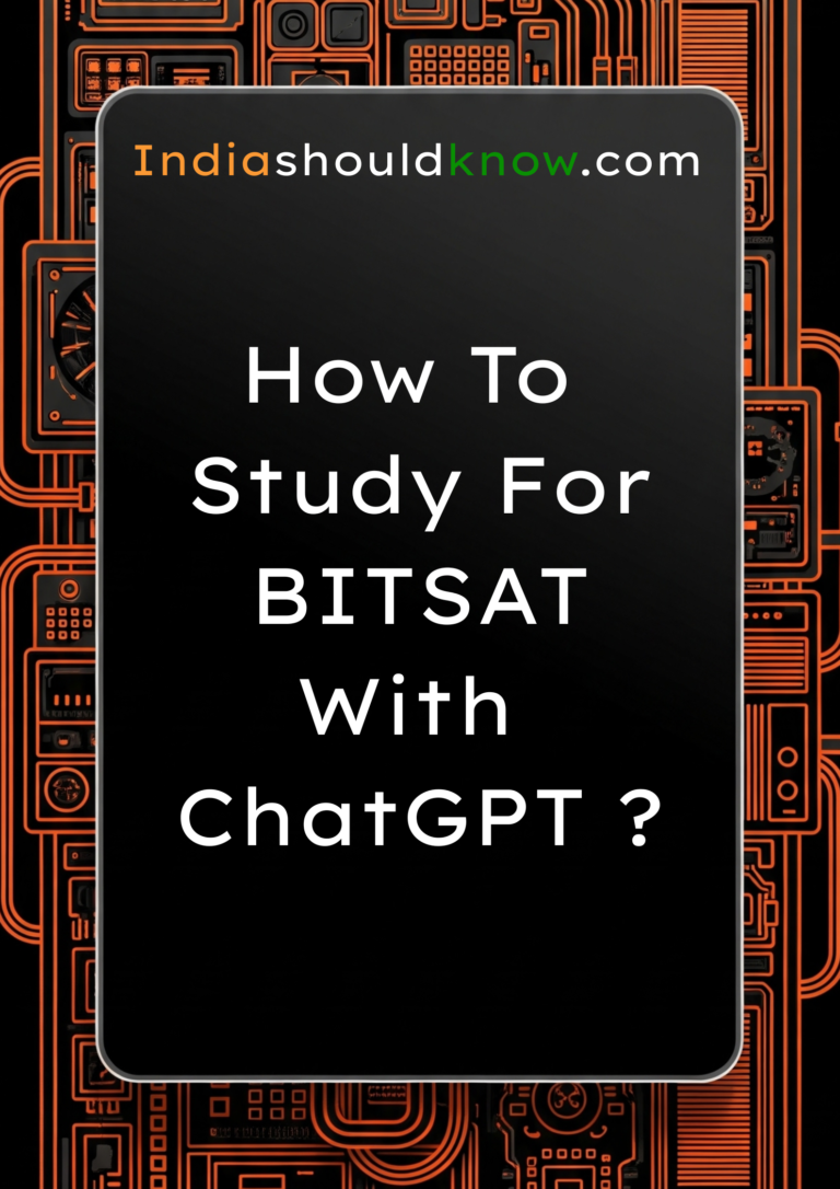 how to study for BITSAT with chatgpt