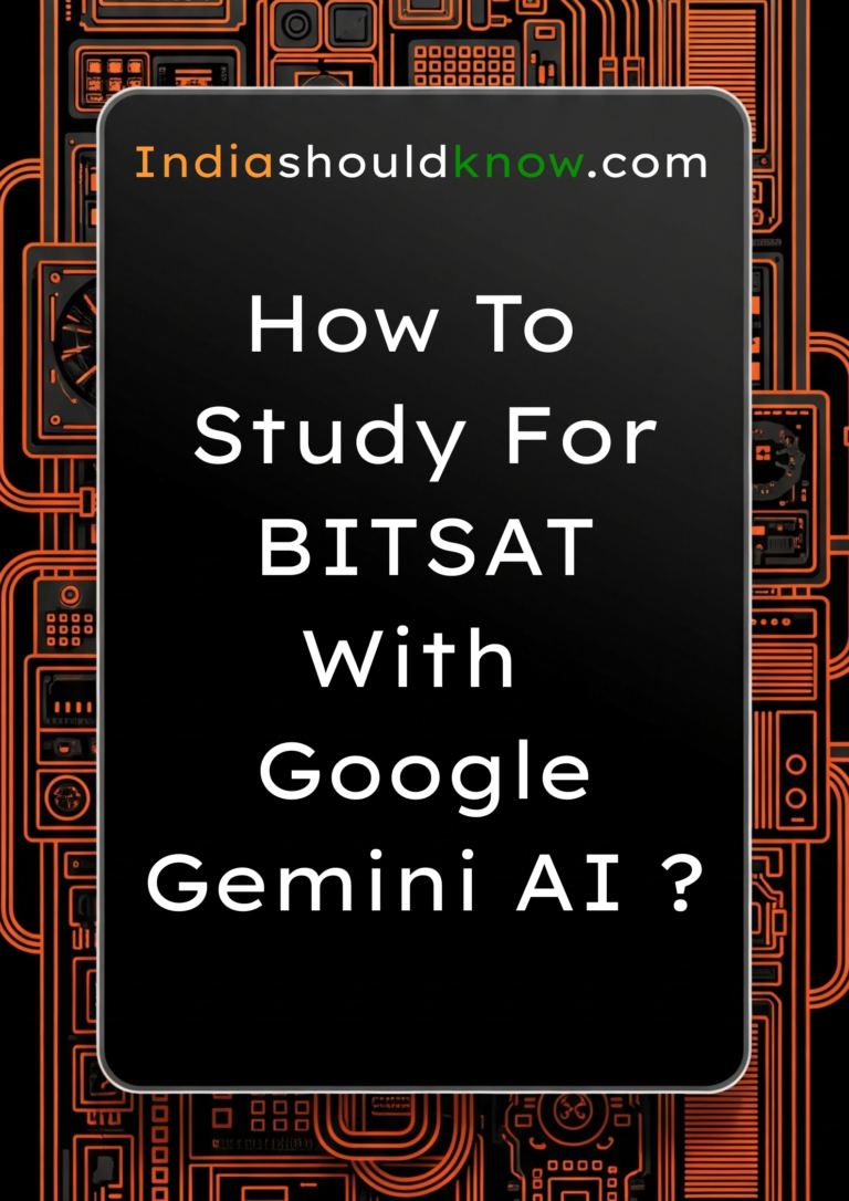 how to study for BITSAT with google gemini AI