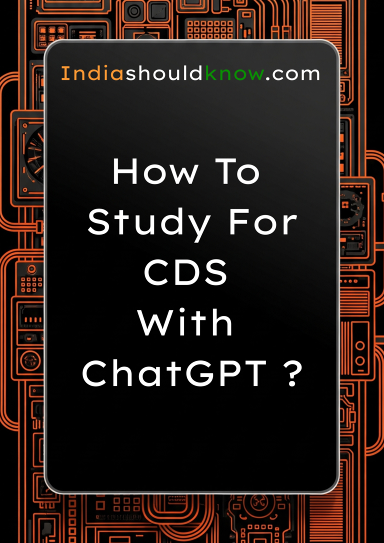 how to study for cds exam with chatgpt