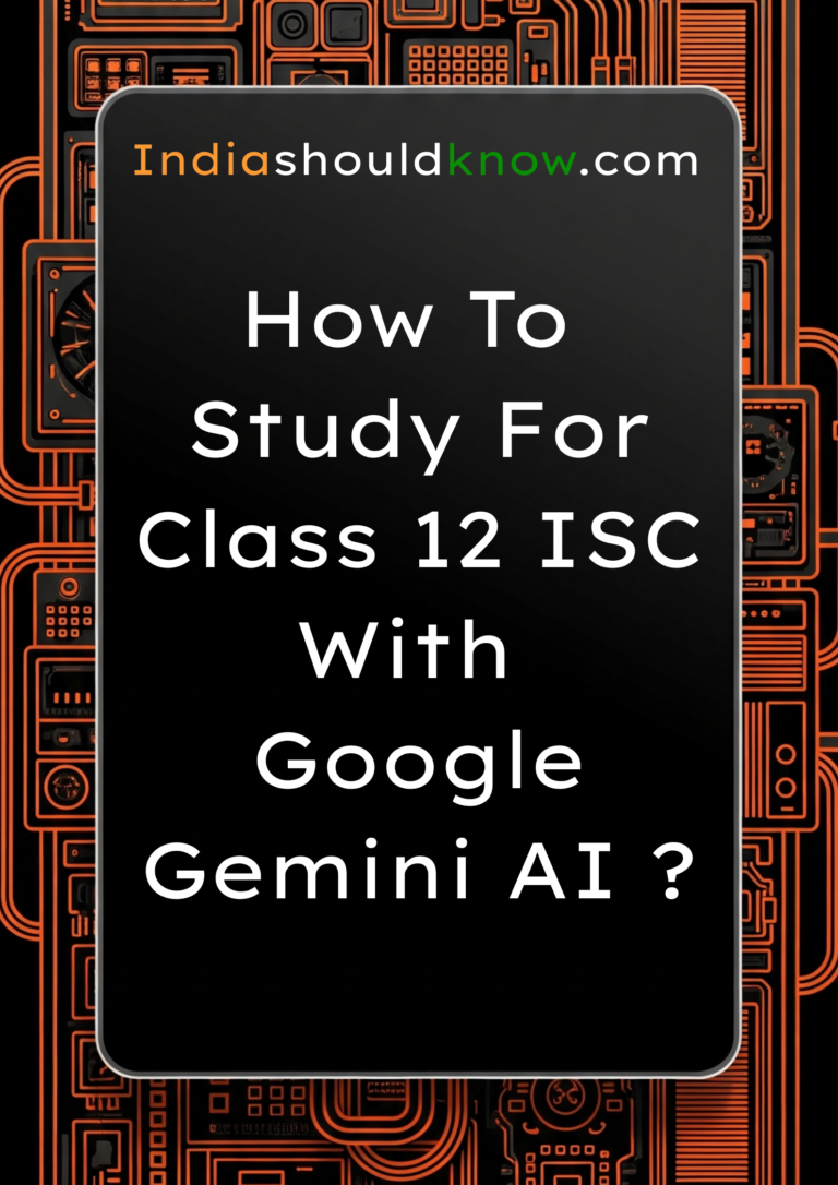 how to study for class 12 ISC with AI