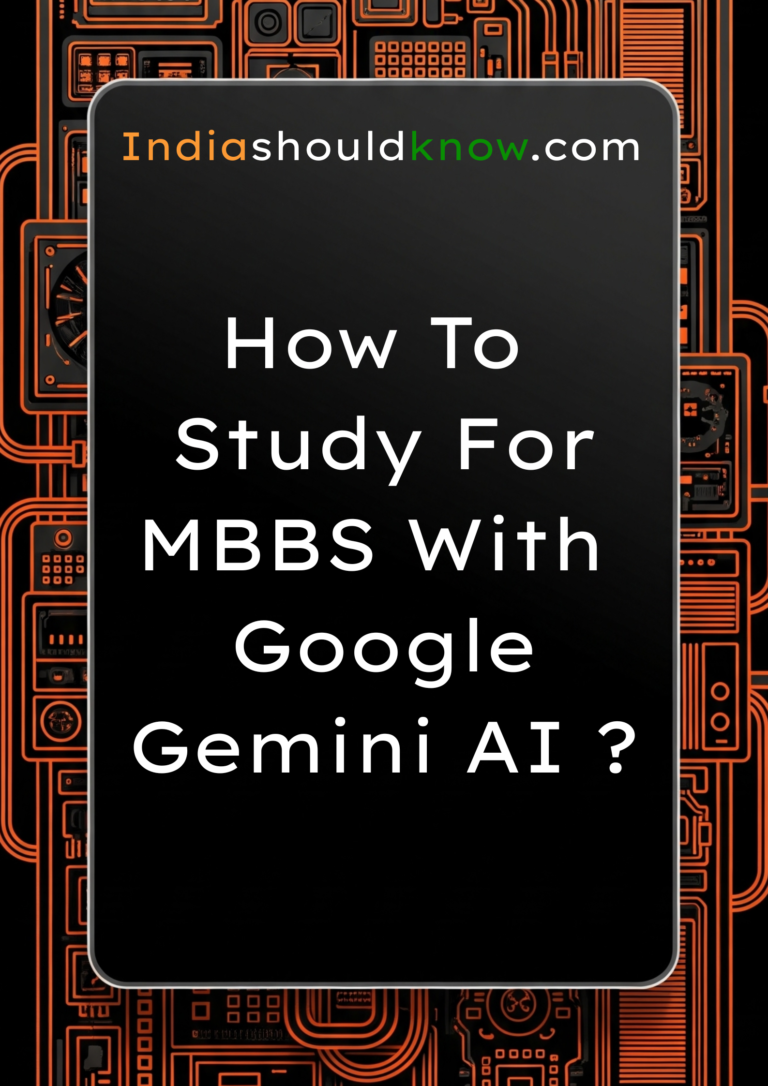 how to study for MBBS with google gemini AI