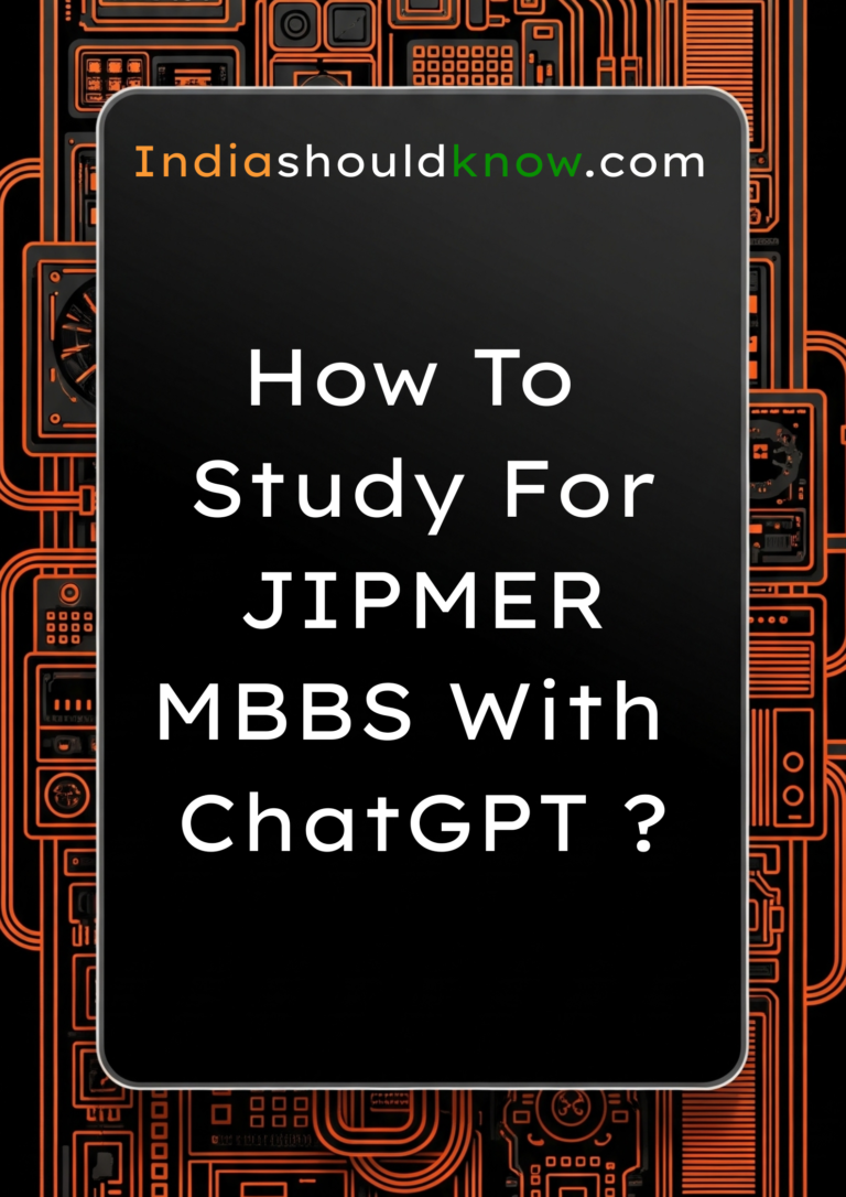how to study for jipmer mbbs with chatgpt