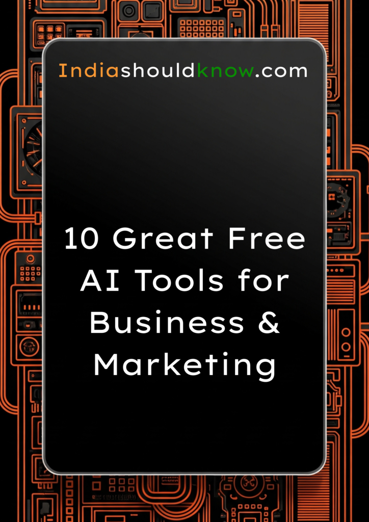 10 Great Free AI Tools for Business & Marketing