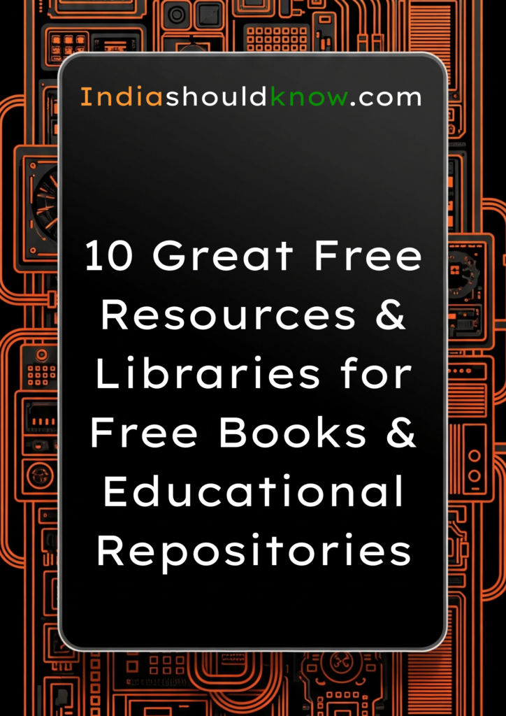 10 Great Free Resources & Libraries for Free Books & Educational Repositories