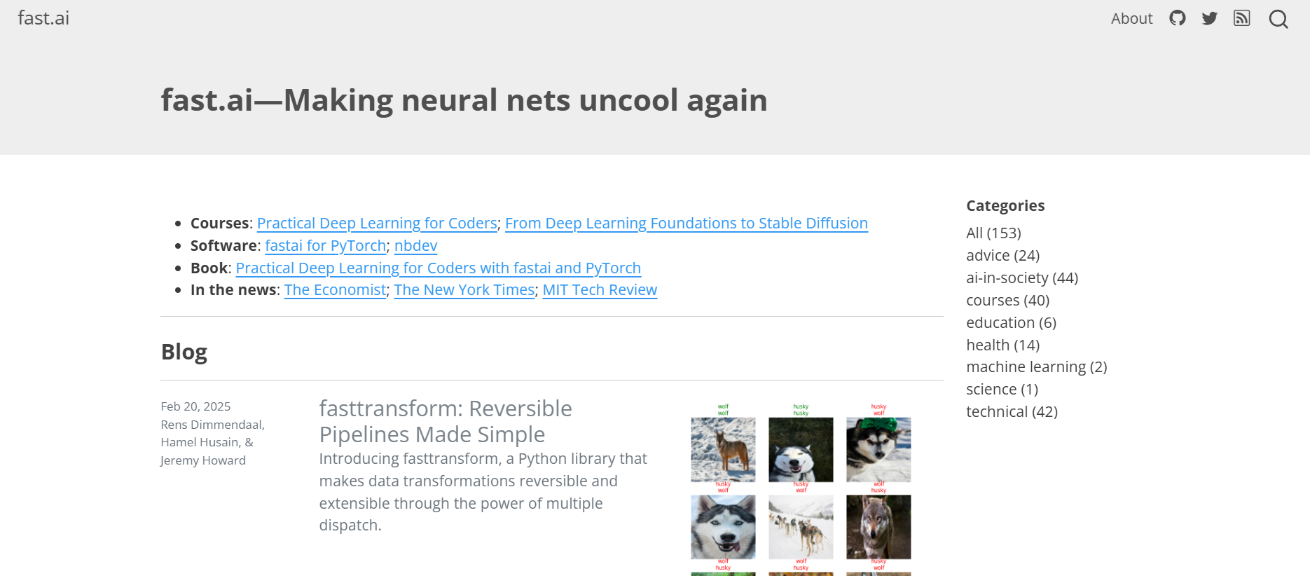 fast.ai Best for: A practical, code-first approach to learning deep learning.