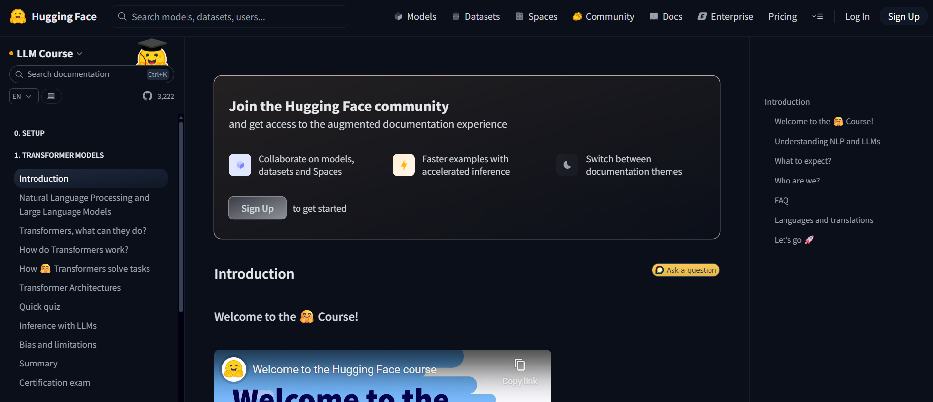 Hugging Face Courses Best for: Learning Natural Language Processing (NLP) with state-of-the-art tools.