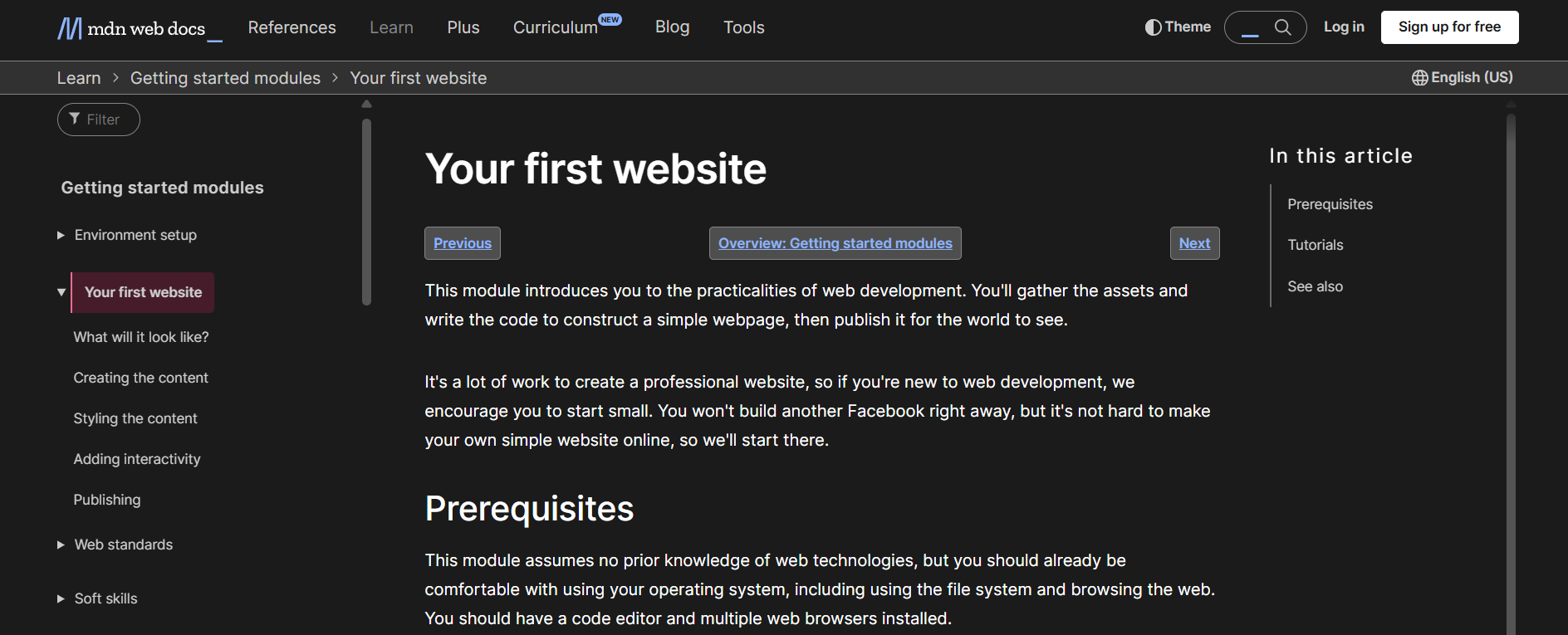 MDN Web Docs Best for: The official, comprehensive documentation for all web technologies (the "Bible" of web dev).