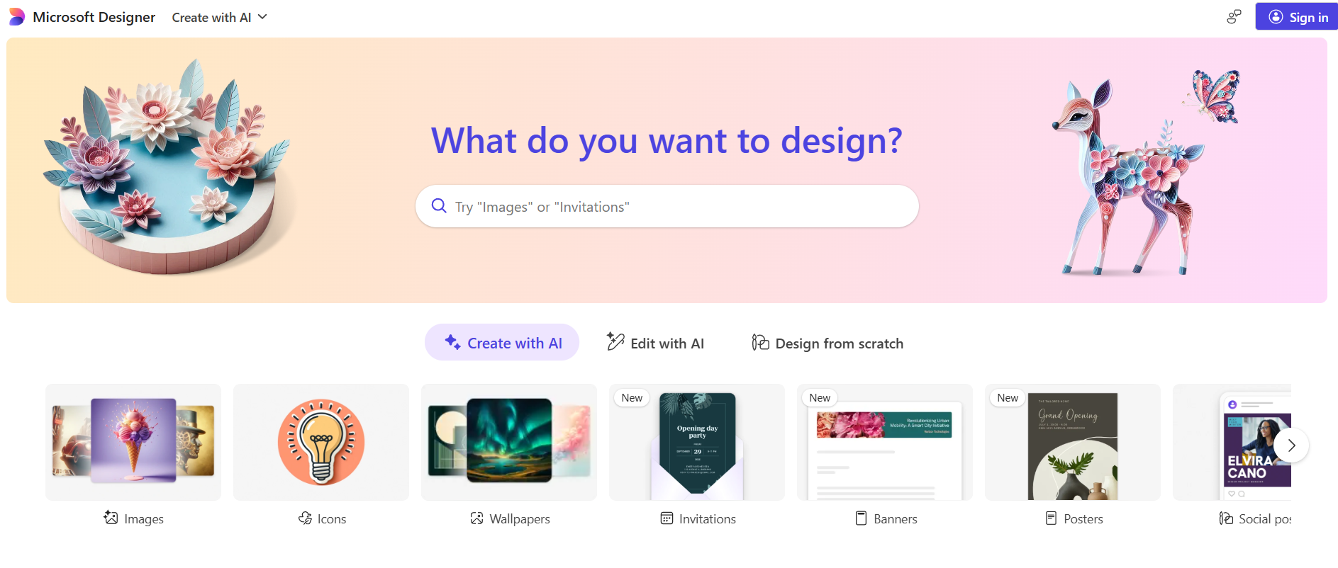Microsoft Designer Best for: High-quality AI image and graphic design powered by DALL-E 3.