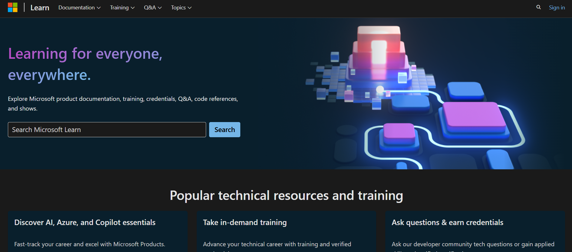 Microsoft Learn Best for: Official Microsoft training and certifications for technologies like Azure, C#, and Power Platform.