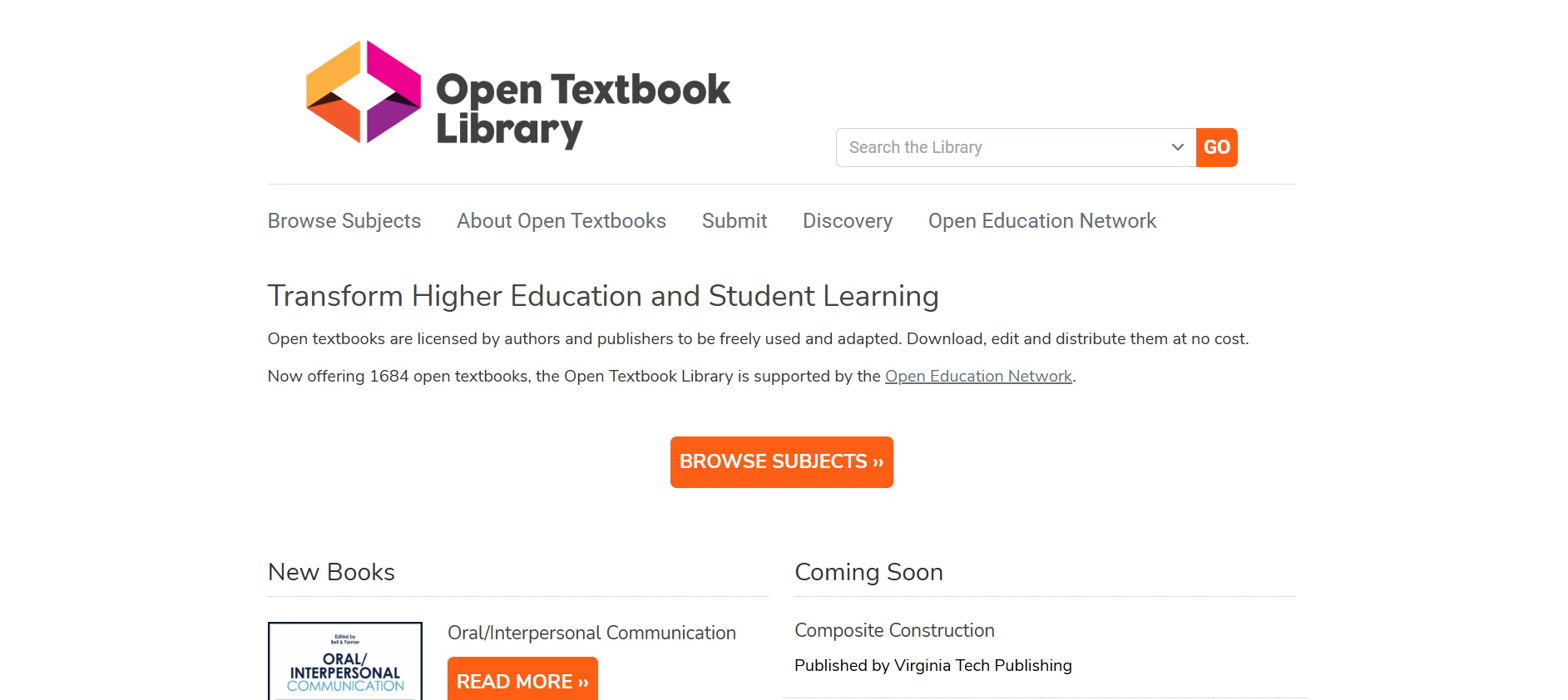 open textbook library Best for: A curated library of openly-licensed, university-level textbooks.