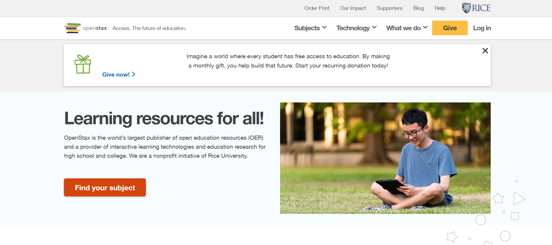 openstax Best for: High-quality, peer-reviewed, and completely free university-level textbooks.