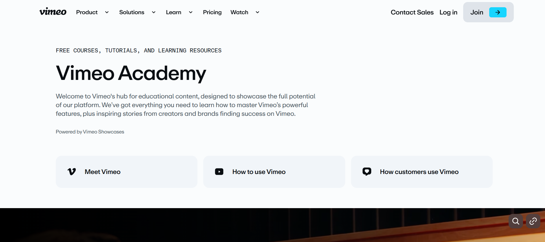 vimeo video academy Best for: Learning the fundamentals of filmmaking, from camera basics to lighting.