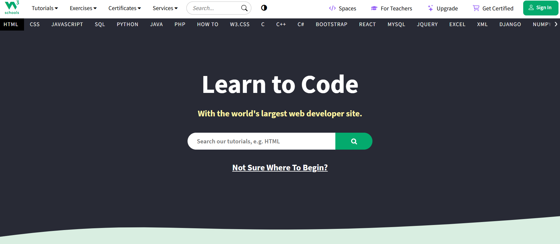 W3Schools Best for: Quick, simple explanations and interactive "try it yourself" examples.