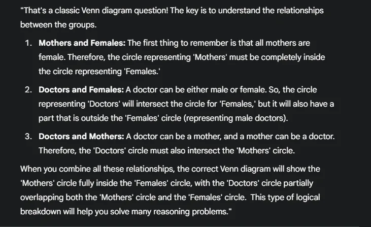 example 2 afcat Reasoning and Military Aptitude Test answered by google gemini