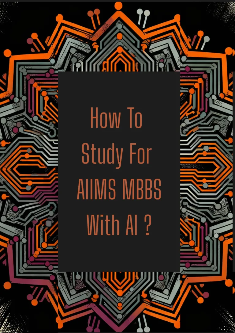 how to study for AIIMS MBBS with google gemini