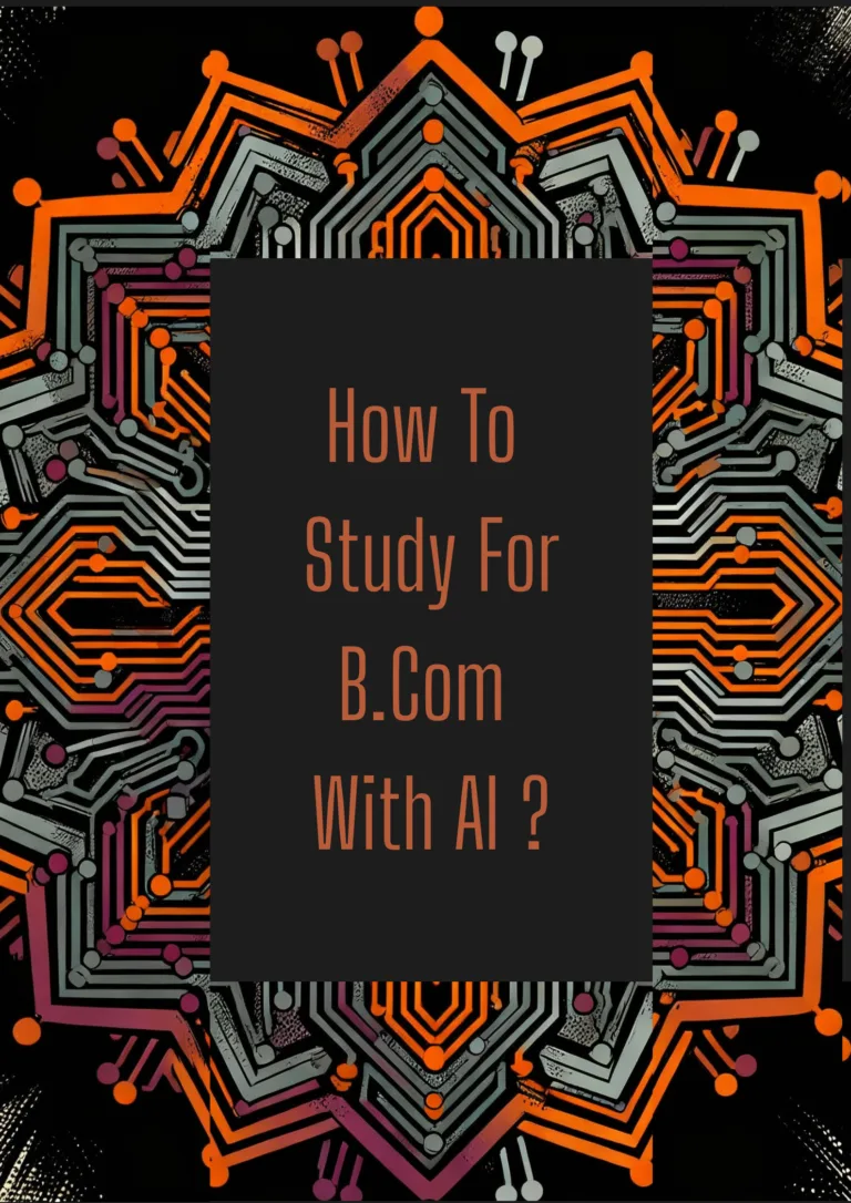 how to study for BCOM with google Gemini AI