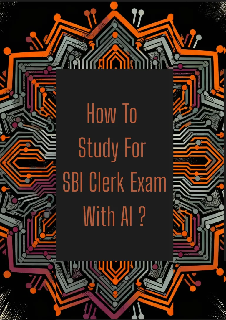 how to study for sbi clerk exam with ai
