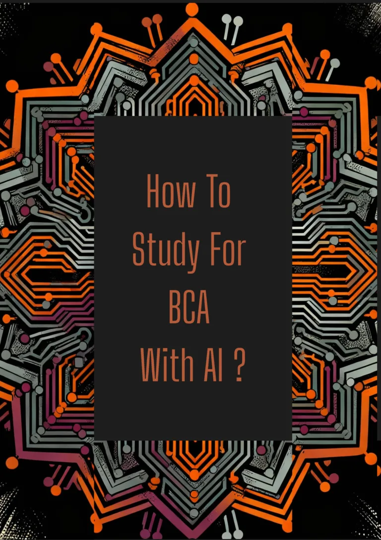 How to study for bca with ai, examples included
