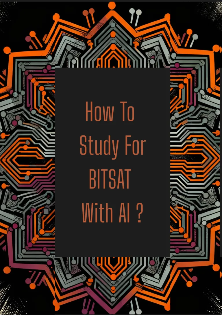 how to study for BITSAT with AI