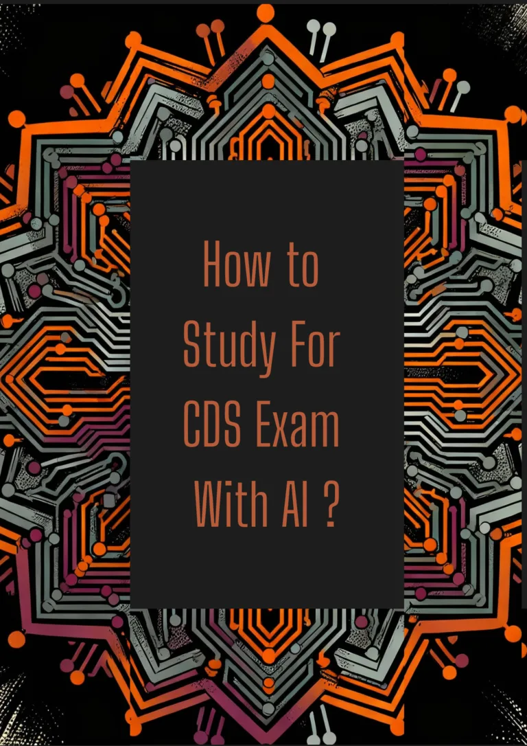 how to study for cds exam with google gemini