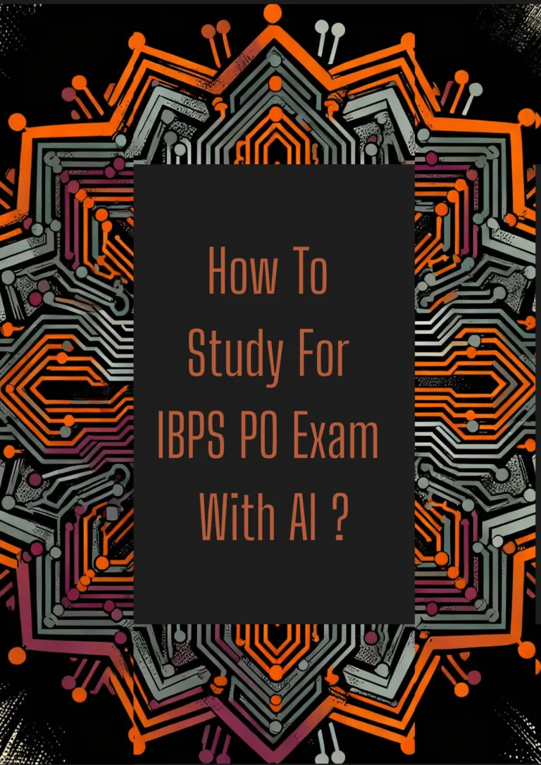 how to study for IBPS PO exam with google gemini
