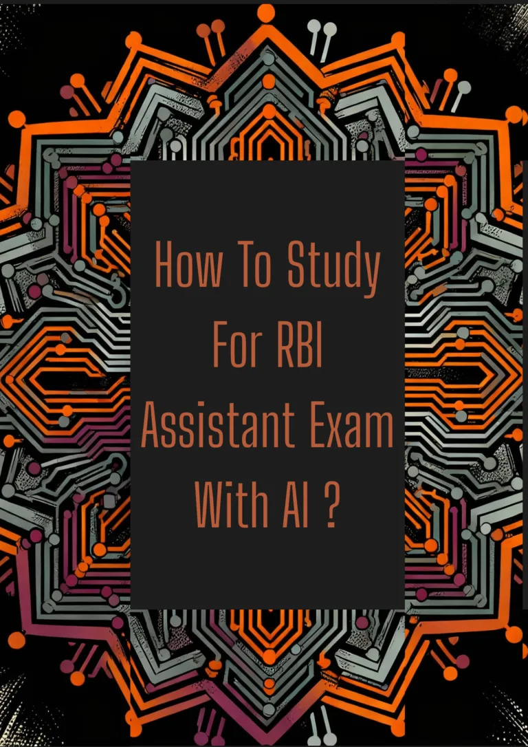 How to Study for RBI Assistant Exam with Google Gemini AI