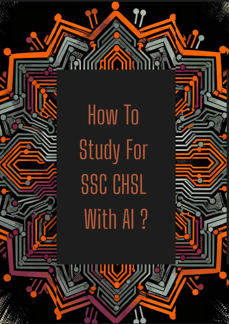 How To Study For SSC CHSL Exam With Google Gemini AI.
