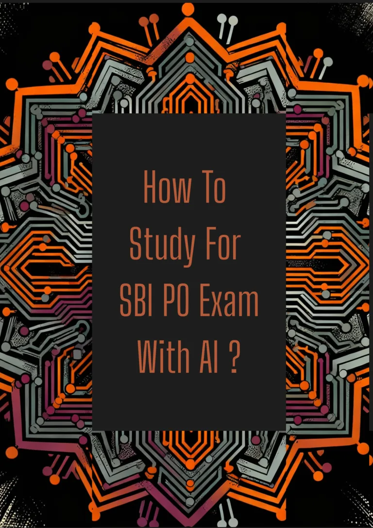 how to study for sbi po exam with google gemini