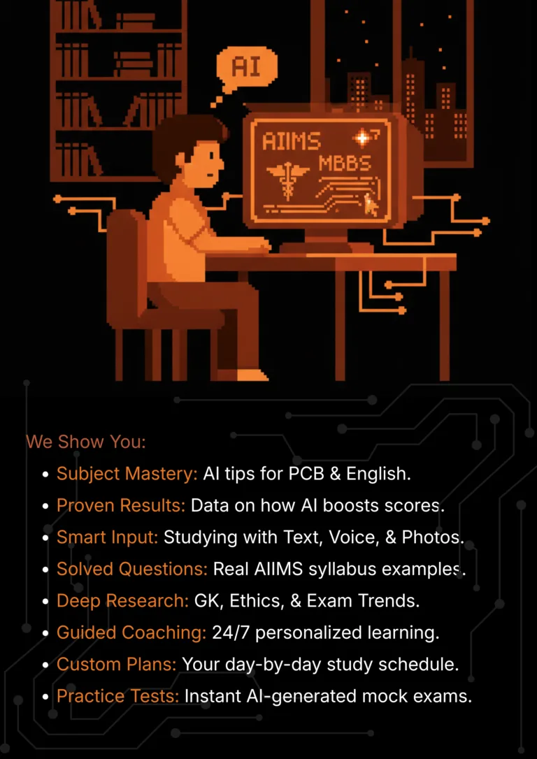 how to study for AIIMS MBBS with google gemini