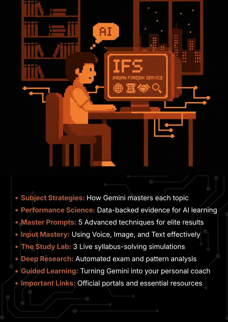 ifs exam with Google Gemini 2026 AI Master Class roadmap and article sections overview roadmap and article sections overview.